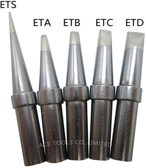 5 PCS WELLER ET Soldering Tip for WES51 WESD51 WE1010NA WE1010 WE1010EU WTL1000S-0 PES51 PES50 LR21 LR20 Iron Welding Bit