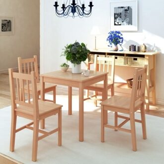 5-Piece Dining Room Table Chairs Set