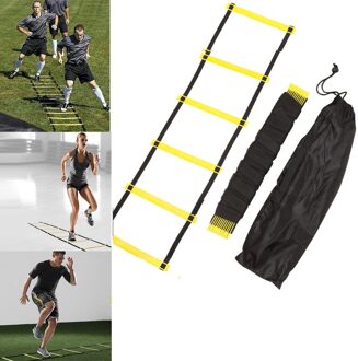 5 Rung 10 Voeten 3M Agility Ladder Voor Snelheid Voetbal Fitness Voeten Training Met Zak Outdoor Fitness Apparatuur