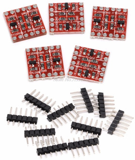 5 Sets 4 Channel Bi-Directional Logic Level Shifter Converter 3.3V-5V Logics Level Converter Dropship