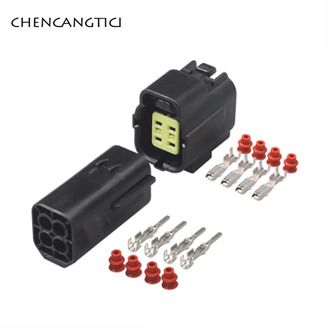 5 Sets 4 Pin Way Female Male Auto Electrical Plug Waterproof Denso Connector For MAZDA 626 98-00 Oxygen Sensor 174259-2