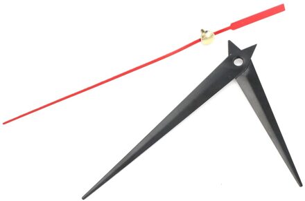 5 Sets Diy Klok Zwart Quartz Horloge Wandklok Beweging Mechanisme Onderdelen Reparatie Vervanging Essentiële Accessoires