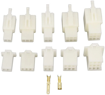 5 Sets/kits 2/3/4/6/9 Pin DJ7021A~DJ7091A-2.8 with terminals Electrical Wire Connectors Plug ABS Automobile Connector