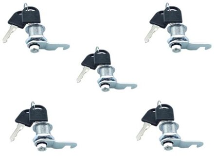 5 Sets Van Excentrieke Cam Sloten, Kasten, Archiefkasten, Brief Dozen, Metalen Kasten, opbergkast Deuren 18X20mm