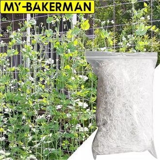 5 Size Plant Trellis Netting Zware Polyester Plant Ondersteuning Wijnstok Klimmen Hydrocultuur Tuin Netto Accessoires Multi Gebruik Polye 5X15FT(1.67X5M)