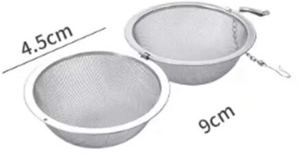 5 Size Rvs Thee Zetgroep Sphere Locking Spice Tea Ball Zeef Mesh Zetgroep Thee Filter Theepot Keuken Accessoires 4.5cm