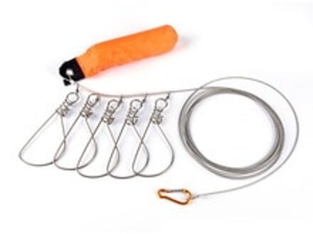 5 Snap Rvs Touwen Float Vis Stringer Vissen Lock Voor Accessoires China Visgerei