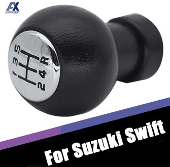 5 Speed Manual Stick Pookknop Lever Shifter Hoofd Handbal Voor Suzuki Swift 05-10 SX4 2007 Alto Chrome