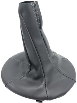 5 Speed Pookknop Hendel Gaiter Boot Cover Kraag Case Voor Fiat Panda 2003 / 500 500C 2007 grijs Case