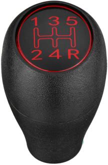 5 Speed Pookknop Voor Peugeot 504 505 309 205 Gti Cti Handmatige Hendel Shifter Handvat Stok Plastic Auto accessoires Rood