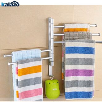 5 Staven Handdoek Bar Beweegbare Handdoekenrek Badkamer Keuken Muur Gemonteerde Handdoek Gepolijst Rack Holder Badkamer Hardware Accessoire