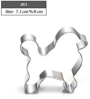 5 Stijlen Dier Hond Bot Poot Cookie Cutter Mold 3D Suiker Ambachtelijke Pastry Biscuit Fondant Taart Bakvorm Diy cake Decorating