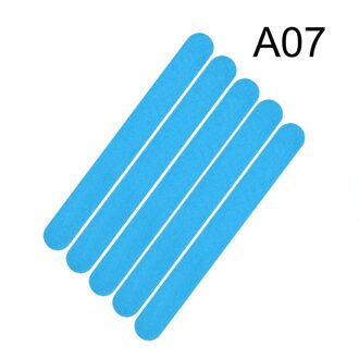 5 Stk/partij Schuurpapier Nagelvijl Lime 100/180 Dubbele Side Schuren Buffer Blok Set Grey Nagelvijlen Voor Uv Gel Polish manicure Tool A07-5stk