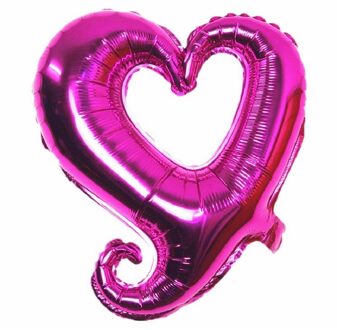 5 stks 18 inch Hartvorm Folie Ballonnen Bruiloft Gelukkige Verjaardag Party Nieuwjaar Ballon Event Viering Souvenirs Gunsten 5stk-3