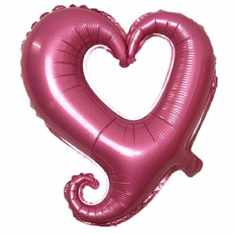 5 stks 18 inch Hartvorm Folie Ballonnen Bruiloft Gelukkige Verjaardag Party Nieuwjaar Ballon Event Viering Souvenirs Gunsten 5stk-5