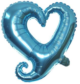 5 stks 18 inch Hartvorm Folie Ballonnen Bruiloft Gelukkige Verjaardag Party Nieuwjaar Ballon Event Viering Souvenirs Gunsten 5stk-8
