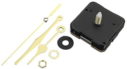 5 Stks 20mm As Lengte Goud Handen Quartz Wandklok Stille Beweging Mechanisme Reparatie Onderdelen