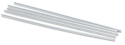 5 stks 2x100mm Roestvrijstalen As Speelgoed Auto Gear As voor DIY Accessoires