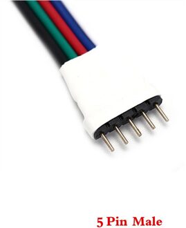 5 Stks 4 pin/5 Pin LED Kabel Mannelijke Vrouwelijke Connector Adapter Draad voor 5050 3528 SMD RGB RGBW led strip licht RGB RGBW LED Controll MULTI