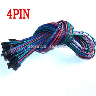 5 stks 70 cm 4 Pin Vrouw-vrouw Jumper Draad Dupont Kabel voor 3d-printer