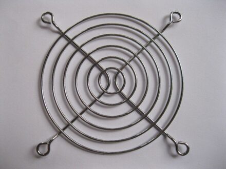 5 stks DC Fan Grill Protector Finger Guard Zilveren Metalen voor 92x92mm Fan Gebruik