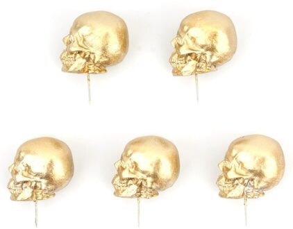 5 Stks/doos Hars Schedel Punaise Tekening Pinnen Punaise Kurk Boord Foto Muur Kaart Markers Office School Supply GD