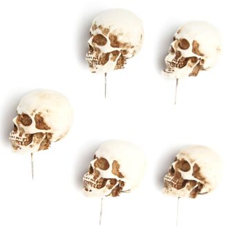 5 Stks/doos Hars Schedel Punaise Tekening Pinnen Punaise Kurk Boord Foto Muur Kaart Markers School Supply W