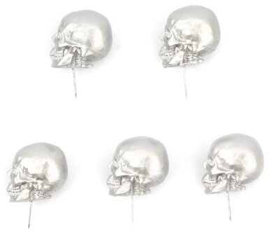 5 Stks/doos Hars Schedel Punaise Tekening Pinnen Punaise Kurk Boord Foto Muur Kaart Markers School Supply