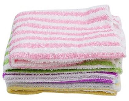 5 Stks/pak Kleurrijke Microfiber Fiber Zwemmen Handdoek Magic Outdoor Handdoek Strip Printed