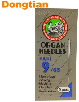 5 Stks/pak Orgel Naald HAX1 Huishoudelijke Naaimachine Naald Voor Katoen Lijn Universele Naald Size 65 75 90 100