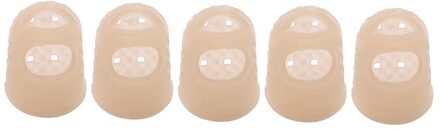 5 Stks/pak Vinger Mouw Verbrandingsbeveiliging Silicone Handschoenen Anti Slip Vinger Bescherming Mouw Keuken Oven Koken Beveiliging Accessoires vlees