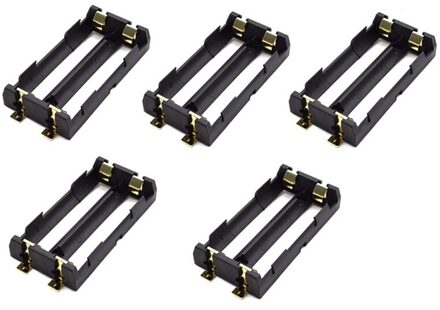 5 Stks/partij 18650 Batterij Houder Smd 18650 Batterij Opbergdoos Met Messing Pinnen