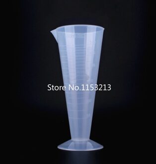 5 stks/partij 500 ml Capaciteit Clear afgestudeerd plastic Conica maatbeker PP cilinder Plastic Beker van Laboratorium benodigdheden