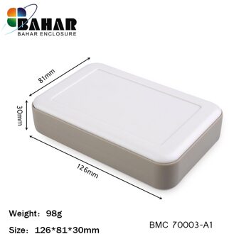 5 stks/partij custom handheld plastic behuizing diy elektronische doos voor projecten abs junction box instrument geval 126*81 * 30mm BMC70003-A1