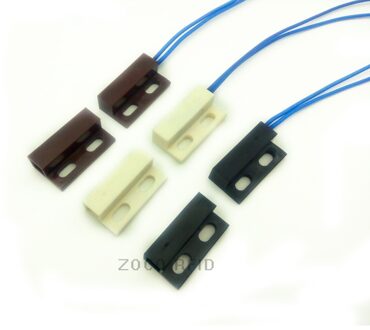 5 Stks/partij Geen Type AC85-AV220V Wired Deur Raam Magnetische Sensor Switch Alarmsysteem Voor Kast/Wc/Alarm 5 pairs wit