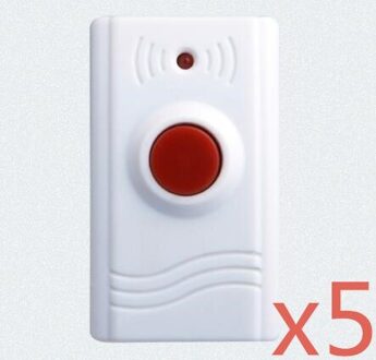 5 stks/partij Gevoelige Draadloze Sos Paniekknop Voor Onze GSM Alarmsysteem 433 MHz Een Sleutel Alert