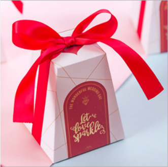 5 Stks/partij Groen Roze Rode Geschenkdoos Verpakking Een Rechthoek Wedding Candy Tassen Verjaardagsfeestje Cosmetische Verpakking Melkwit