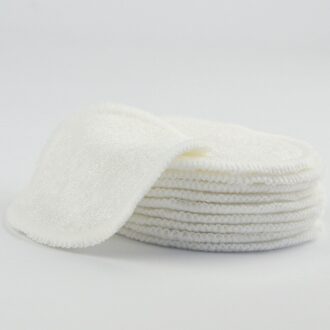 5 Stks/partij Herbruikbare Katoenen Pads Make Up Facial Remover Dubbele Laag Veeg Pads Nail Art Cleaning Pads Wasbare Met Wasgoed tas 5stk