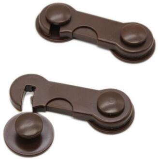 5 Stks/partij Kind Baby Veiligheid Lock Multifunctionele Kast Kastdeur Lade Veiligheid Sloten Kinderen Veiligheid Protector Baby Care koffie