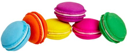 5 stks/partij Leuke Kawaii Kleurrijke Taart Rubber Gum Creatieve Macaron Gum Voor Kinderen Student Nieuwtje