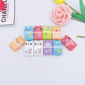 5 Stks/partij Macaron Rubber Gum Creatieve Kawaii Gum Potlood Voor Kids Koreaanse Japanse Briefpapier School Kantoorbenodigdheden willekeurig 1stk