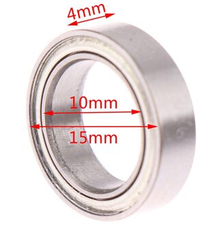 5 Stks/partij Miniatuur 6700ZZ Lagers Stalen Metalen Afgeschermde Kogellager Dunne Muur Roller 10X15X4 Mm Voor rc Auto 'S Vrachtwagens Mayitr