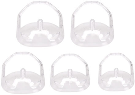 5 Stks/partij Salon Snor Baard Styling Template Baard Shaper Sik Snor Grooming Tool transparant