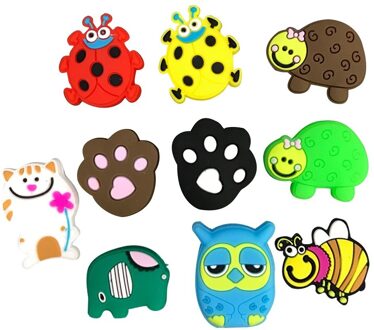 5 Stks/partij Tennisracket Dempers Cartoon Animas Tennisracket