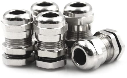 5 stks/partij Waterdichte Wartels Connector Draad Klieren voor 3-8mm kabel Roestvrij Stalen Metalen Kabel Gereedschap