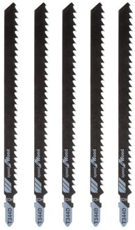 5 Stks/set 152Mm T344D Zaagbladen Schoon Snijden Voor Hout Pvc Vezelplaat Zaagblad W315
