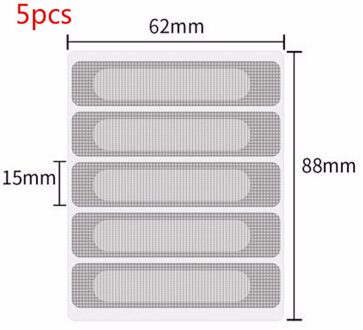 5 Stks/set Anti-Insect Fly Bug Deur Venster Mosquito Screen Netto Reparatie Tape Patch Adhesive Window Reparatie Accessoires