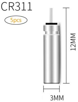 5 Stks/set CR-311/CR-322/CR-425/CR-435 Batterijen Vissen Float Batterij Lithium Pin Cellen Led Elektrische Vlotter Licht stok