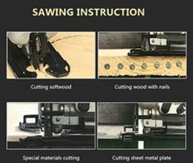 5 Stks/set Hcs Decoupeerzaagbladen Voor Snelle Snijden Rechte Hout Vel Snijden 4 Mm Jig Zaagblad Tool Accessoires