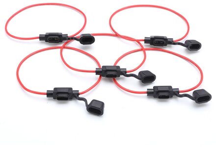 5 stks/set In Lijn Auto Mini Blade Zekering Houder Splash-proof Universele Voor 12V 30A Zekeringen